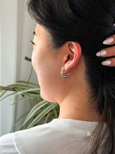 Load image into Gallery viewer, Luxe Selena Hoops - Silver