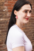 Load image into Gallery viewer, Lotus Earrings - Rosey
