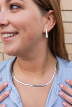 Load image into Gallery viewer, Luxe Silver Herringbone Chain - 20&quot;
