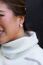 Load image into Gallery viewer, Christmas Tree Studs - Light Pink Sparkle
