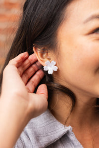 Blossom Studs - Pearl