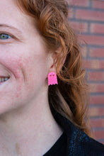 Load image into Gallery viewer, Ghost Studs - Pink Glitter
