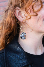 Load image into Gallery viewer, Rylee Earrings - Ivory &amp; Slate
