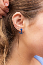 Load image into Gallery viewer, Anchor Studs - Navy
