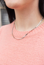 Load image into Gallery viewer, Luxe Silver Delicate Herringbone Chain - 18&quot;
