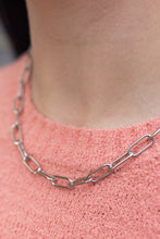 Load image into Gallery viewer, Luxe Silver Chunky Paper Clip Chain - 18&quot;
