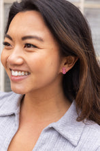 Load image into Gallery viewer, Glitter Bunny Studs - Pink
