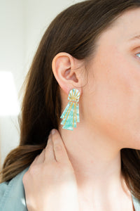 Lucille Earrings - Mint