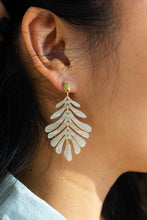 Load image into Gallery viewer, Petite Palm Earrings - Seashell
