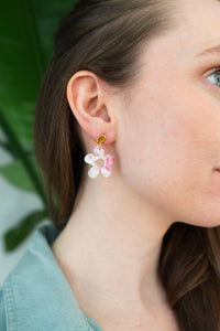 Daisy Earrings - Cherry Blossom