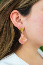 Load image into Gallery viewer, Daphne Earrings - Rose Quartz
