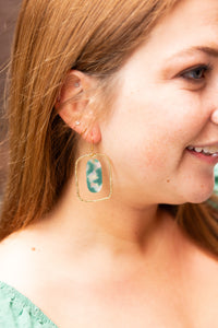 Madison Earrings - Jade Opal