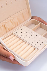 Jewelry Travel Case Box - Ivory