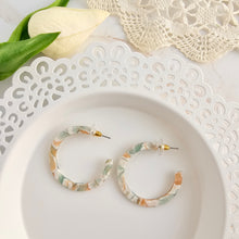 Load image into Gallery viewer, Camy Hoops - Creamsicle Mint