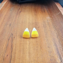 Load image into Gallery viewer, Candy Corn Studs
