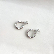 Load image into Gallery viewer, Luxe Bridget Hoops - Silver