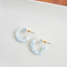 Load image into Gallery viewer, Micro Cam Mini Hoops - Saltwater Blue