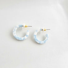 Load image into Gallery viewer, Micro Cam Mini Hoops - Saltwater Blue