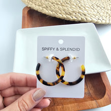 Load image into Gallery viewer, Camy Hoops - Tortoise

