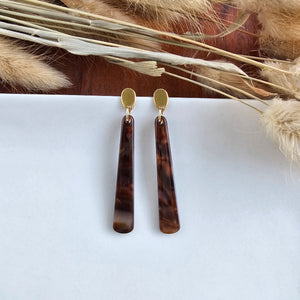 Blair Earrings - Coffee Shimmer