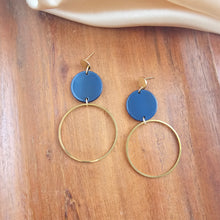 Load image into Gallery viewer, Sadie Earrings - Navy
