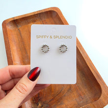 Load image into Gallery viewer, Luxe Bianca Studs - Silver