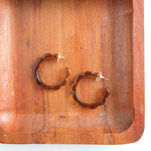 Load image into Gallery viewer, Scarlett Hoops - Amber
