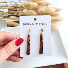 Load image into Gallery viewer, Blair Earrings - Coffee Shimmer
