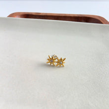 Load image into Gallery viewer, Luxe Starburst Studs - Gold
