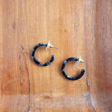 Load image into Gallery viewer, Cam Mini Hoops - Black
