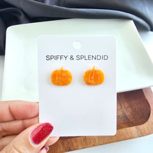Load image into Gallery viewer, Pumpkin Patch Studs - Orange
