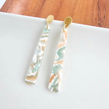 Load image into Gallery viewer, Blair Earrings - Creamsicle Mint