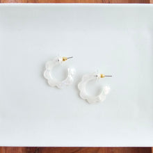 Load image into Gallery viewer, Flora Mini Hoops - Opalite
