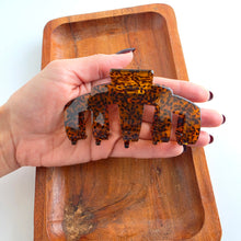 Load image into Gallery viewer, Catherine Hair Claw - Amber Dot