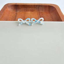 Load image into Gallery viewer, Bowie Studs - Pastel Blue Dot