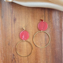Load image into Gallery viewer, Sadie Earrings - Ruby Red
