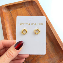 Load image into Gallery viewer, Luxe Bianca Studs - Gold