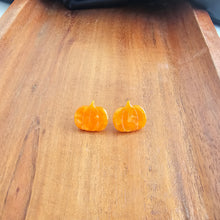 Load image into Gallery viewer, Pumpkin Patch Studs - Orange
