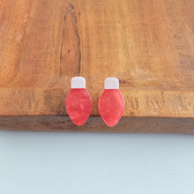Load image into Gallery viewer, Christmas Light Studs - Red Shimmer
