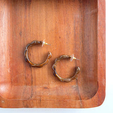 Load image into Gallery viewer, Scarlett Hoops - Cocoa Brown