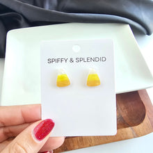 Load image into Gallery viewer, Candy Corn Studs
