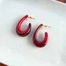 Load image into Gallery viewer, Julie Hoops - Crimson Red