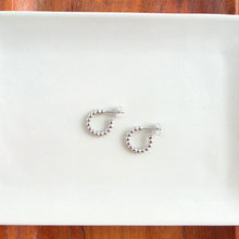 Load image into Gallery viewer, Luxe Bridget Hoops - Silver