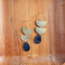 Load image into Gallery viewer, Aria Earrings - Midnight Shimmer
