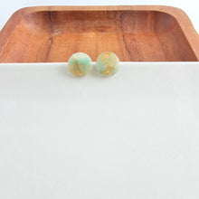 Load image into Gallery viewer, Gia Studs - Champagne Mint