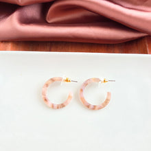 Load image into Gallery viewer, Cam Mini Hoops - Shimmering Taupe