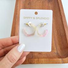 Load image into Gallery viewer, Posey Mini Hoops - Spring Spritz