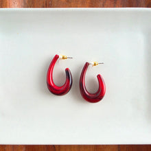 Load image into Gallery viewer, Julie Hoops - Crimson Red