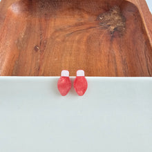 Load image into Gallery viewer, Christmas Light Studs - Red Shimmer
