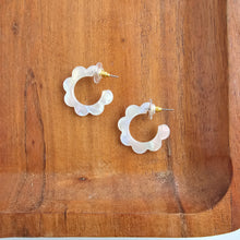 Load image into Gallery viewer, Flora Mini Hoops - Opalite